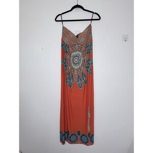 Forever21 Babydoll Dress M  Tropical Strapless  Beach Resort Cruise‎